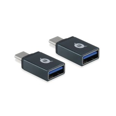 Conceptronic DONN03G kabel kønsskifter USB 3.1 Gen 1 Type-C USB 3.1 Gen 1 Type-A Sort