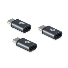 Conceptronic DONN05G kabel kønsskifter USB 2.0 Type-C USB 2.0 Micro Sort