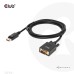 CLUB3D CAC-1012 DisplayPort kabel 2 m Sort