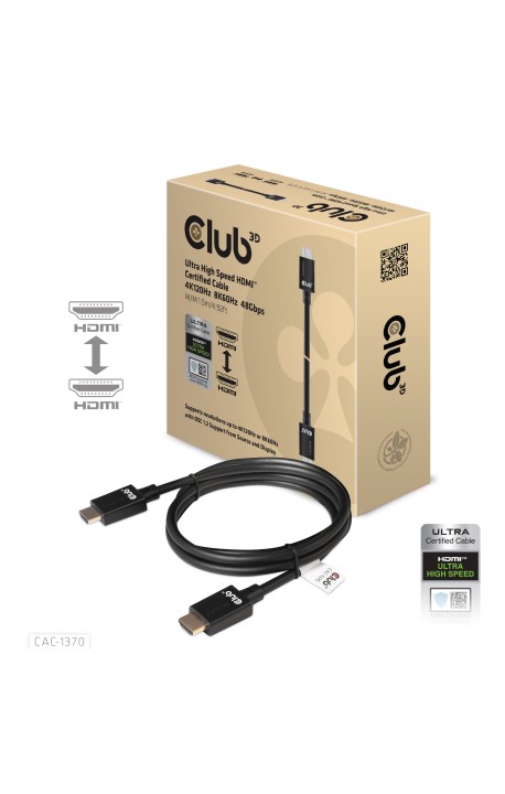 CLUB3D CAC-1370 HDMI-kabel 1,5 m HDMI Type A (Standard) Sort