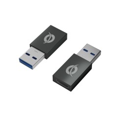 Conceptronic DONN10G kabel kønsskifter USB A USB C Sort