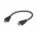 ATEN 2L-7DA3H HDMI-kabel 0,3 m HDMI Type A (Standard) Sort, Guld