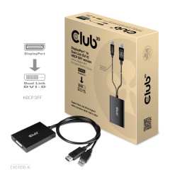 CLUB3D CAC-1010-A videokabel adapter 0,6 m DisplayPort DVI-D + USB
