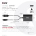 CLUB3D CAC-1010-A videokabel adapter 0,6 m DisplayPort DVI-D + USB