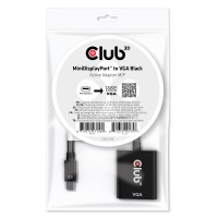 CLUB3D CAC-2113 kabel kønsskifter Mini Displayport VGA Sort