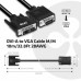CLUB3D DVI-A TO VGA CABLE M/M 3m/ 9.8ft 28 AWG DVI-D Sort