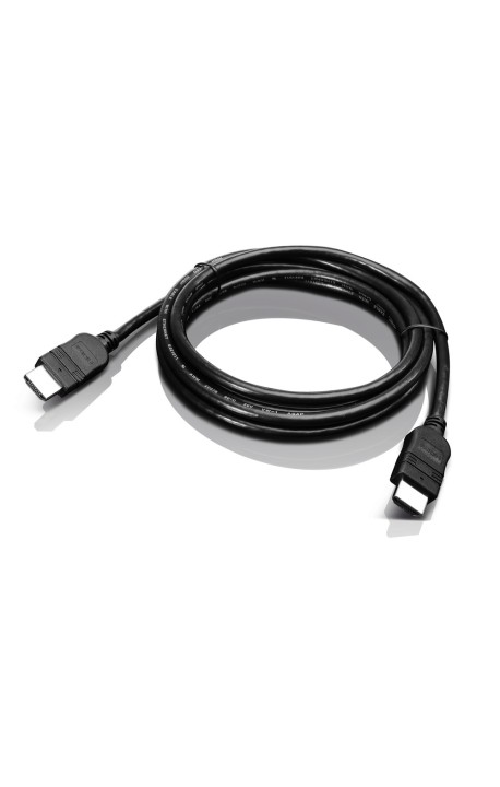 Lenovo 2.0m HDMI HDMI-kabel 2 m HDMI Type A (Standard) Sort