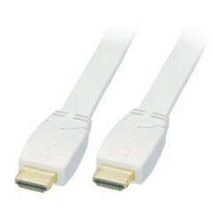 Lindy HDMI 1.3/1.4 Premium 1.0m HDMI-kabel 1 m HDMI Type A (Standard) Hvid