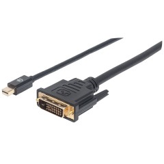 Manhattan 152150 videokabel adapter 1,8 m Mini DisplayPort DVI-D Sort