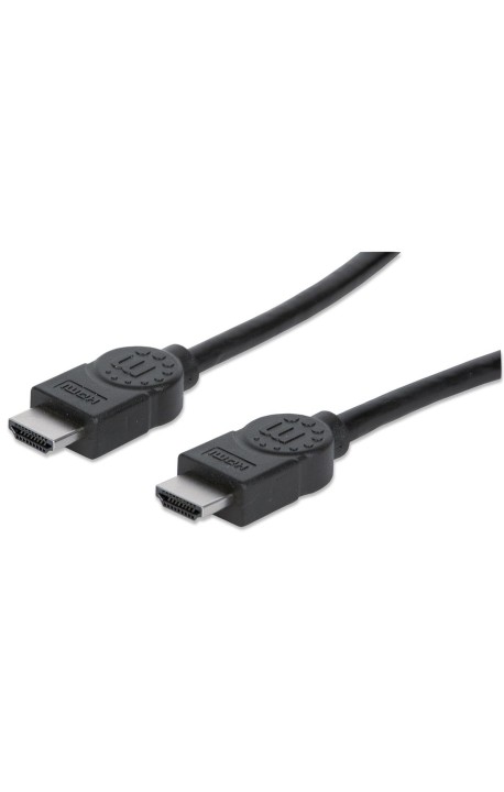 Manhattan 308816 HDMI-kabel 1 m HDMI Type A (Standard) Sort