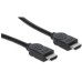 Manhattan 322539 HDMI-kabel 10 m HDMI Type A (Standard) Sort