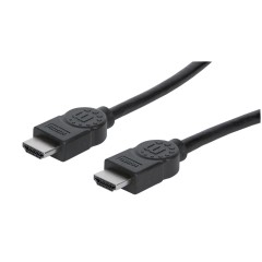 Manhattan 323215 HDMI-kabel 2 m HDMI Type A (Standard) Sort