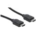 Manhattan 323215 HDMI-kabel 2 m HDMI Type A (Standard) Sort
