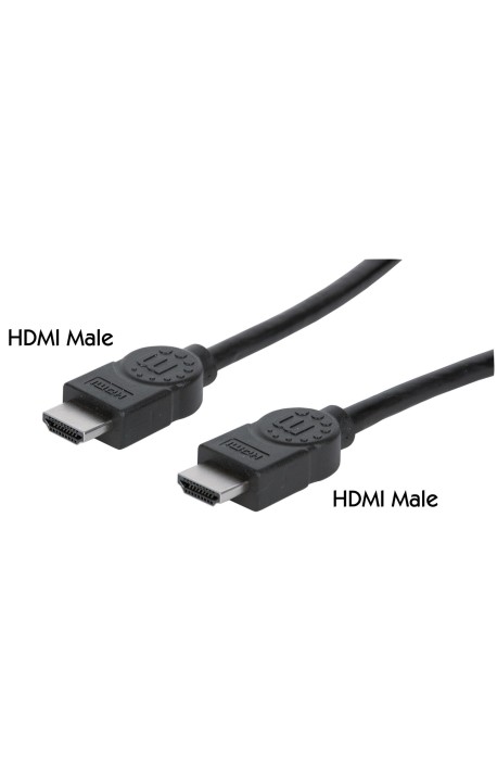 Manhattan 323222 HDMI-kabel 3 m HDMI Type A (Standard) Sort