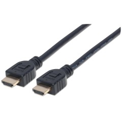 Manhattan 353922 HDMI-kabel 1 m HDMI Type A (Standard) Sort