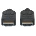 Manhattan 354080 HDMI-kabel 2 m HDMI Type A (Standard) Sort