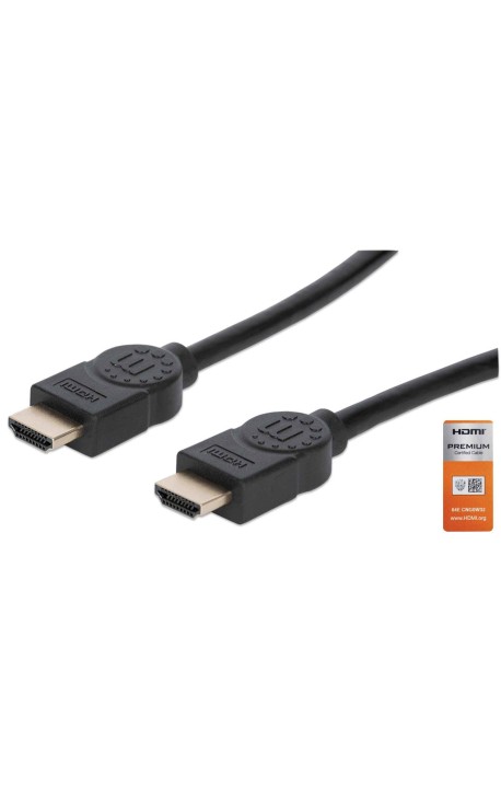 Manhattan 355360 HDMI-kabel 5 m HDMI Type A (Standard) Sort