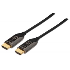 Manhattan 355469 HDMI-kabel 100 m HDMI Type A (Standard) Sort