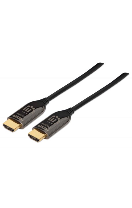 Manhattan 355469 HDMI-kabel 100 m HDMI Type A (Standard) Sort