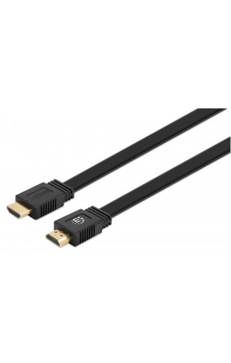Manhattan 355612 HDMI-kabel 2 m HDMI Type A (Standard) Sort