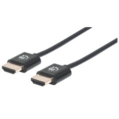 Manhattan 394369 HDMI-kabel 1,8 m HDMI Type A (Standard) Sort