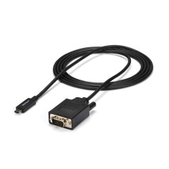 StarTech.com CDP2VGAMM2MB videokabel adapter 2 m USB Type-C VGA (D-Sub) Sort