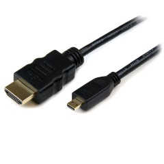 StarTech.com HDADMM2M HDMI-kabel 2 m HDMI Type A (Standard) HDMI Type D (Micro) Sort