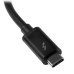 StarTech.com TBT3TBTADAP Thunderbolt kabel 0,2 m 20 Gbit/sek. Sort
