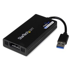 StarTech.com USB32DP4K USB grafisk adapter 3840 x 2160 pixel Sort